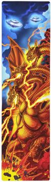 Stern Godzilla Premium Backbox Decal - Right